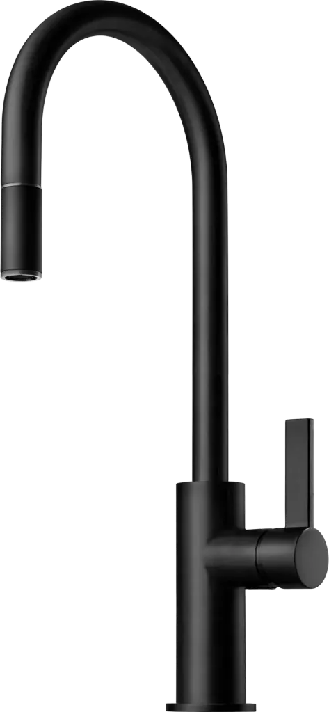 [9423622] Tapwell ARM185 Matte Black (avec tête extensible)