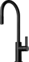 Tapwell ARM185 Matte Black (met uittrekbare kop)