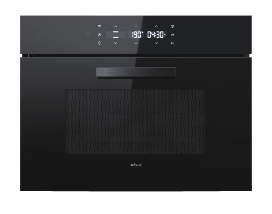 Elica - Virtus Combi Microwave 645 BL - 45 cm - Zwart