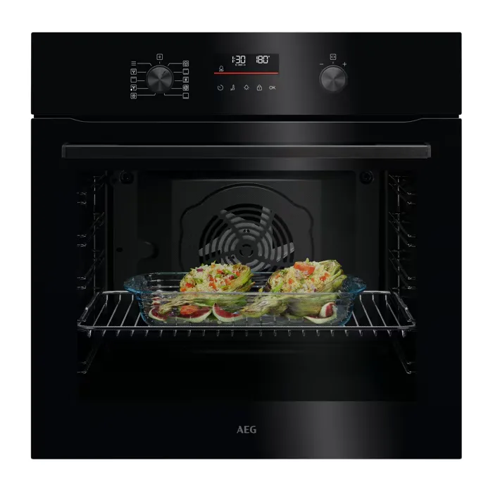 AEG - 5000 SurroundCook - Heteluchtoven - 60 cm - Zwart