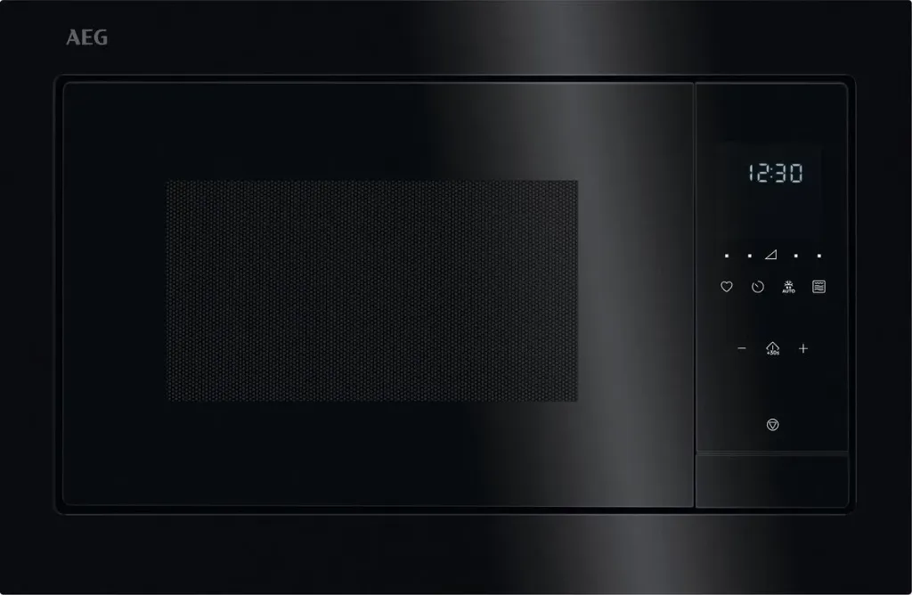 [NMS5G251EB-ALC25] AEG Microgolf 38 cm zwart - met grill en steamset