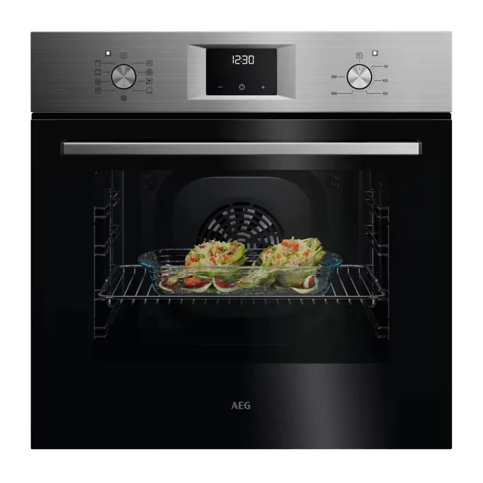 AEG - 5000 SurroundCook - Heteluchtoven - 60 cm - Vingervlekvrije inox