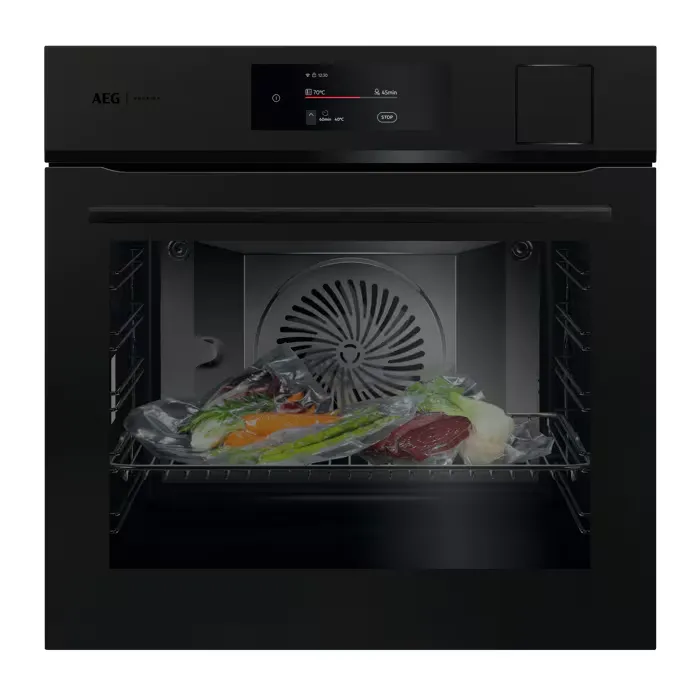 AEG 8000 MealAssist met Steampro - Combi Stoomoven - 60cm Mat Zwart