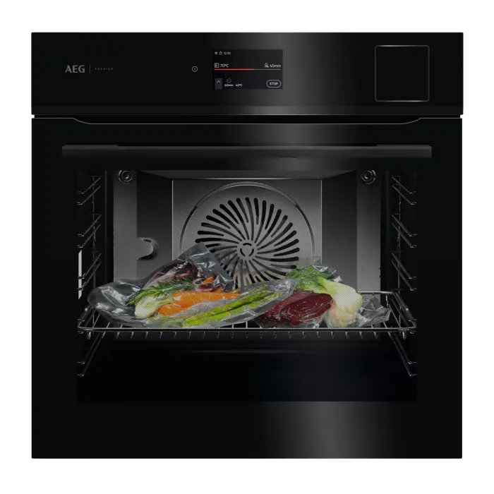 AEG - 8000 MealAssist met SteamPro - Combi stoomoven - 60 cm - Glanzend Zwart