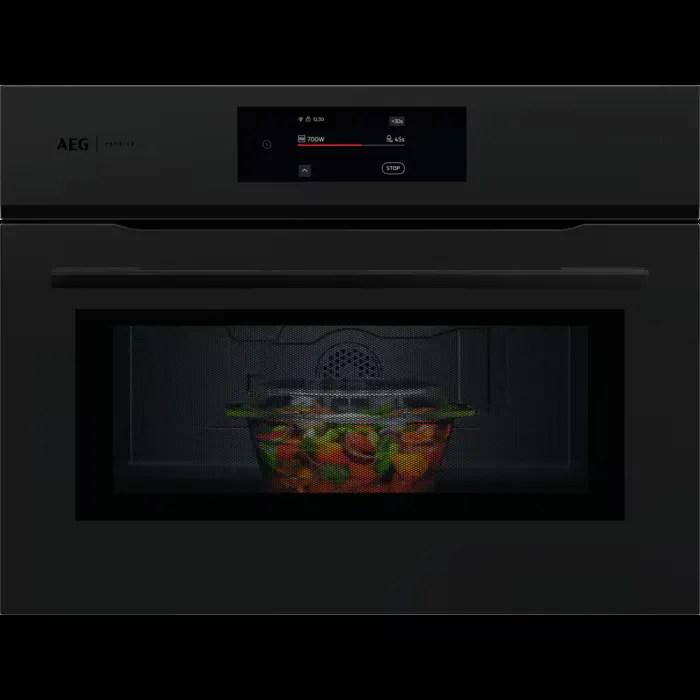 [CM7300T] AEG 7000 MealAssist Microwave - 45 cm - Mat Zwart