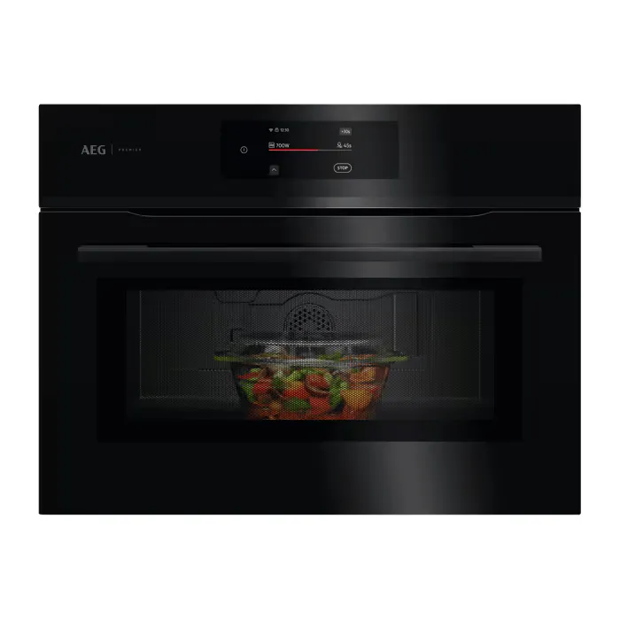 [CM7310B] AEG 7000 Microwave met Grill - 45 cm - Glanzend Zwart
