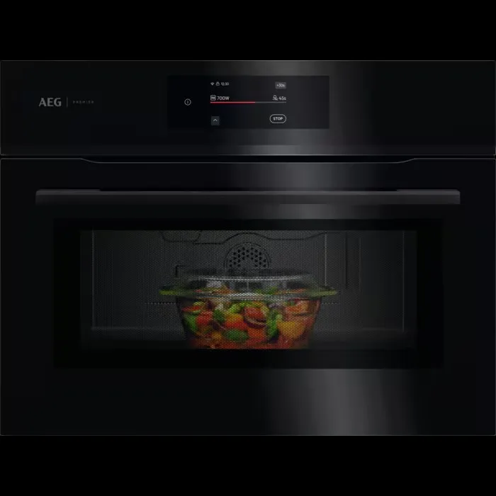 [CM7310B] AEG 7000 Microwave met Grill - 45 cm - Glanzend Zwart