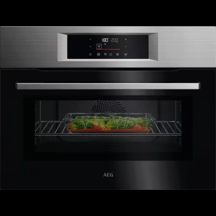 [NKK6N40PM] AEG 6000 Combi-oven met Microwavefunctie - 45 cm - Inox