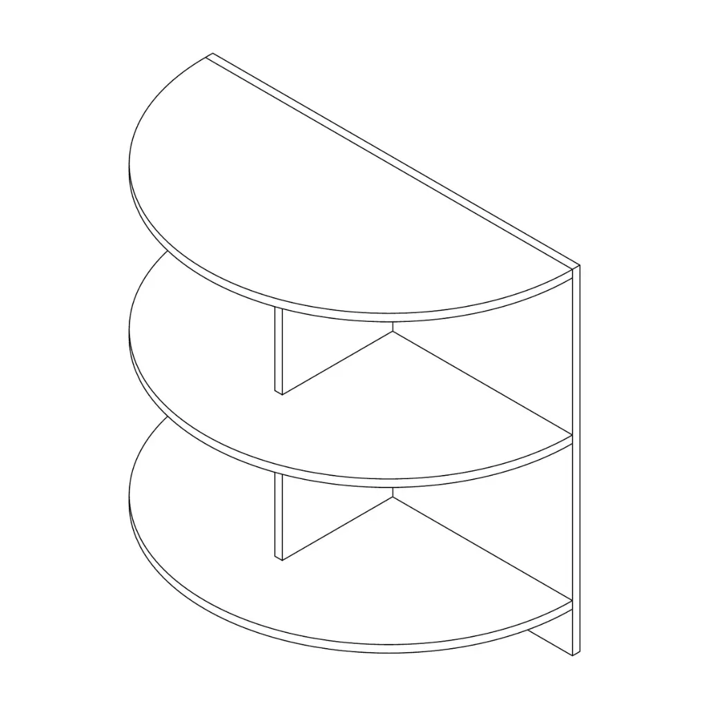 Model Island - shelve module - 998x520x520